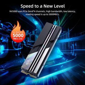 Netac 1TB Internal SSD PCle4.0 Gen 4x4 NVMe Solid State Drive 5000MB/s
