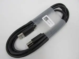 Lot of (5) Dell 6ft USB 3.0 SuperSpeed Type A to Type B Male Printer Cable
