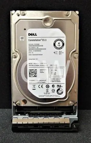 (NOT FOR HOME PC!) 9ZM270-150 Dell 4TB 7.2K 6Gbps 128MB 3.5" SAS SERVER HDD Hard Drive W/Caddy