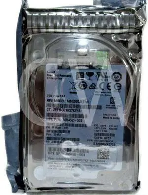 (NOT FOR HOME PC!) 0-HOURS 765873-001 765466-B21 HPE 2TB 7200RPM 12Gbps 2.5" SAS HDD Hard Drive