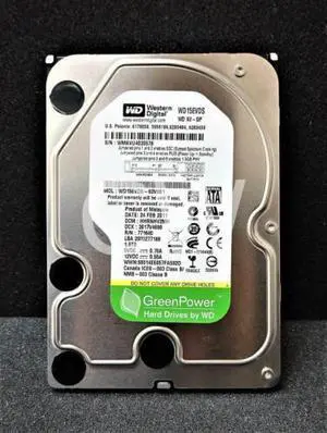 Western Digital AV-GP WD15EVDS 1.5TB 7200RPM 3Gbps 3.5" SATA HDD Hard Drive