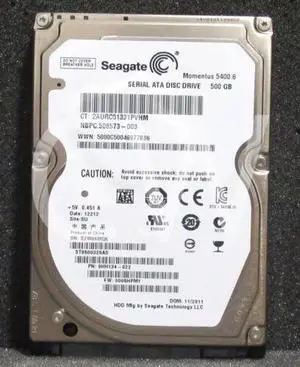 ST9500325AS Seagate 500GB 5400RPM 3Gbps 2.5" SATA Laptop HDD Hard Drive