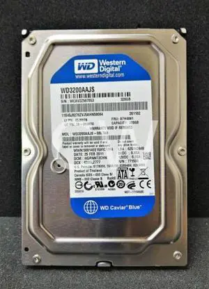 0-HOURS WD3200AAJS Western Digital 320GB 7200RPM 3Gbps 3.5" SATA HDD Hard Drive - OEM