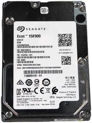 Seagate EXOS ST600MP0036 600GB 2.5 15k 12Gbps HDD Hard Drive 118000419-01