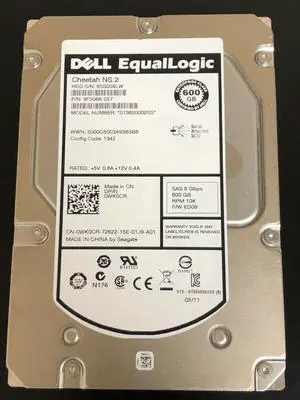 (NOT FOR HOME PC!) Dell WK0CR EqualLogic 600GB 10K SAS Hard Drive 3.5 0WK0CR
