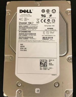 (NOT FOR HOME PC!) Dell/Seagate 450GB 6G 15K 3.5" SAS 0H995N H995N ST3450857SS HARD DRIVE