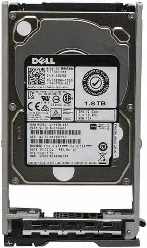 (NOT FOR HOME PC!) 383N9 Dell 1.8TB SAS 10K 12GBPS 4KN 2.5in SFF Hard Drive 0383N9 AL14SEB18EP