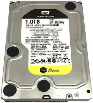 Western Digital WD1003FBYZ 1TB 3.5" SATA III Enterprise Hard Drive