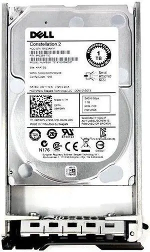 (NOT FOR HOME PC!) DELL VXTPX 0VXTPX ST91000640SS 1TB 7.2K 6G 2.5'' SFF SAS HDD -