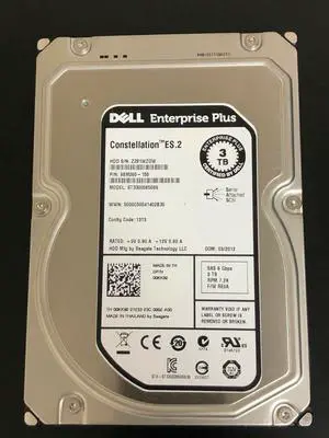 (NOT FOR HOME PC!) Dell 0KK92 3TB SAS 7.2K 6G LFF 3.5" HDD Hard Drive ST33000650SS 00KK92 W/O TRAY