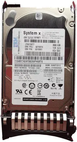 (NOT FOR HOME PC!) IBM 90Y8877 90Y8881 300GB 10K 6G 2.5" SAS HARD DRIVE