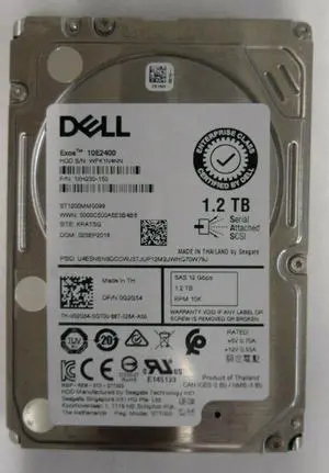 (NOT FOR HOME PC!) Dell G2G54 1.2TB Seagate ST1200MM0099 2.5"SAS 12Gb/s 10K Hard Drive