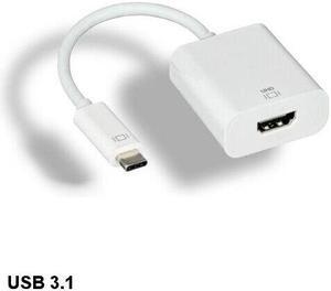 Kentek USB 3.1 Type C to HDMI 1.4 Adapter 4K Video Audio HDTV Monitor Smartphone
