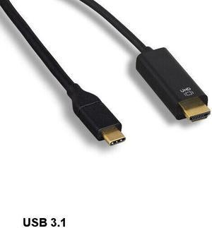 Kentek 10' USB 3.1 Type C to HDMI 4K 60HZ Cable HDTV monitor SmartPhone Laptop