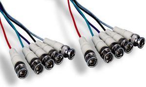 Kentek 25' Premium 5-BNC Composite Video Cable RGBHV High-Definition CCTV HDTV
