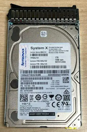 IBM LENOVO 1TB 7.2K 2.5" 6GB SATA SFF HotSwap 00AJ142 00AJ141 00AJ145 Hard drive