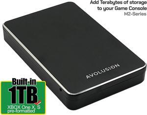 Avolusion M2 Series 1TB USB 3.0 External Portable Hard Drive (For Xbox One X, S)