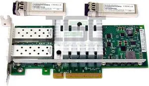 SunOracle E69818 10GB Dual Port Ethernet Adapter Half Height w/ SFPs - 7051223