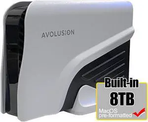 Avolusion PRO-Z Series 8TB USB 3.0 External Hard Drive for MacOS & Time Machine