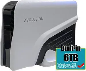 Avolusion PRO-Z Series 6TB USB 3.0 External Hard Drive for Windows PC / Laptop