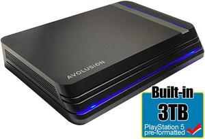 Avolusion PRO X 3TB USB 3.0 External Gaming Hard Drive for PS5 Game Console
