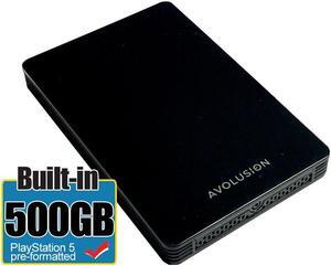 Avolusion HD250U3-Z1-PRO 500GB USB 3.0 Portable External Gaming PS5 Hard Drive