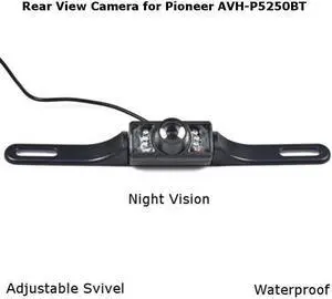 Rear View Camera Backup License Plate Night for Pioneer AVH-P5250BT AVHP5250BT