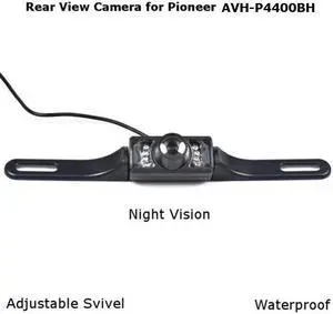 Rear View Camera Backup License Plate Night for Pioneer AVH-P4400BH AVHP4400BH
