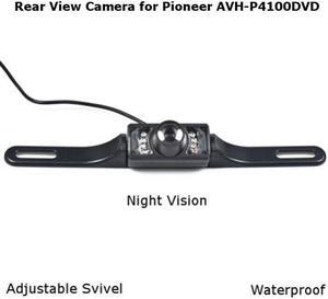 Rear View Camera Backup License Plate Night for Pioneer AVH-P4100DVD AVHP4100DVD