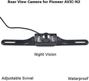 New Rear View Camera Backup License Plate Night for Pioneer AVIC-N2 AVICN2