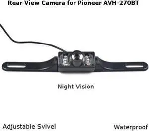 Rear View Camera Backup License Plate Night for Pioneer AVH-270BT AVH270BT