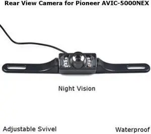 Rear View Camera Backup License Plate Night for Pioneer AVIC-5000NEX AVIC5000NEX