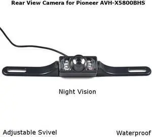 Rear View Camera Backup License Plate Night for Pioneer AVH-X5800BHS AVHX5800BHS