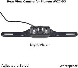 New Rear View Camera Backup License Plate Night for Pioneer AVIC-D3 AVICD3