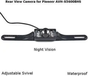 Rear View Camera Backup License Plate Night for Pioneer AVH-X5600BHS AVHX5600BHS