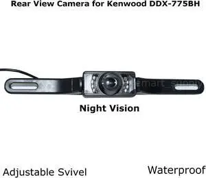 Rear View Camera Backup License Plate Night for Kenwood DDX-775BH DDX775BH