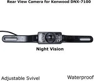 Rear View Camera Backup License Plate Night for Kenwood DNX-7100 DNX7100