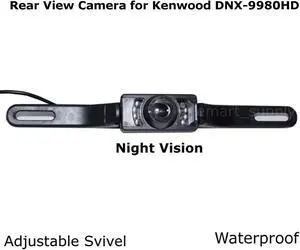 Rear View Camera Backup License Plate Night for Kenwood DNX-9980HD DNX9980HD