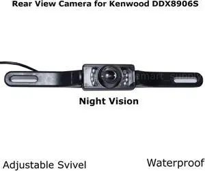 New Rear View Camera Backup License Plate Night for Kenwood DDX-8906S DDX8906S