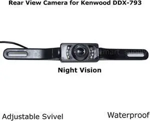 New Rear View Camera Backup License Plate Night for Kenwood DDX-793 DDX793