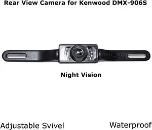 New Rear View Camera Backup License Plate Night for Kenwood DMX-906S DMX906S