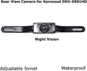 Rear View Camera Backup License Plate Night for Kenwood DDX-5901HD DDX5901HD