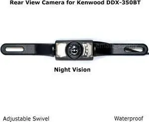 Rear View Camera Backup License Plate Night for Kenwood DDX-350BT DDX350BT