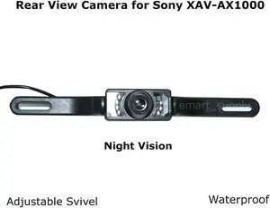 New Rear View Camera Backup License Plate Night for Sony XAV-AX1000 XAVAX1000