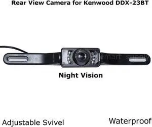 New Rear View Camera Backup License Plate Night for Kenwood DDX-23BT DDX23BT