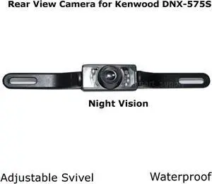 New Rear View Camera Backup License Plate Night for Kenwood DNX-575S DNX575S