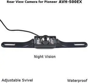 New Rear View Camera Backup License Plate Night for Pioneer AVH-500EX AVH500EX