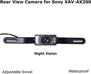 New Rear View Camera Backup License Plate Night for Sony XAV-AX200 XAVAX200