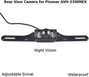 Rear View Camera Backup License Plate Night for Pioneer AVH-2300NEX AVH2300NEX