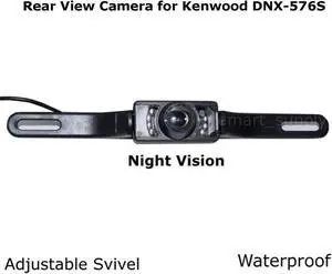New Rear View Camera Backup License Plate Night for Kenwood DNX-576S DNX576S